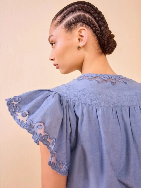 Ulla Johnson chambray set - Picture 4 of 10